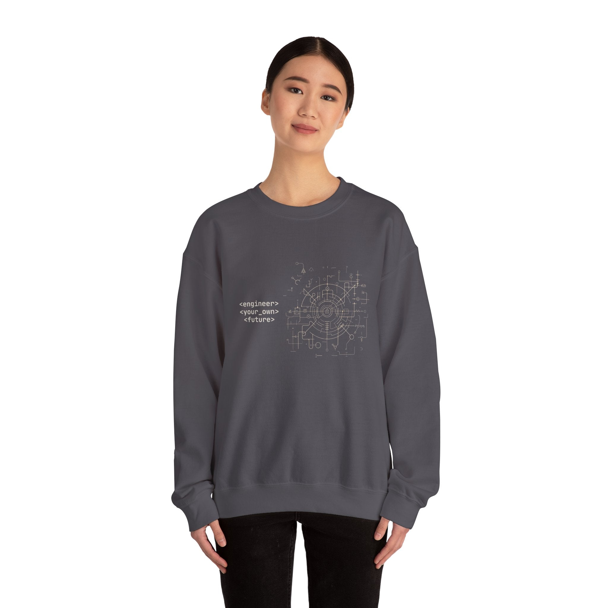 STEM 'Engineer Your Own Future' Power Unisex Heavy Blend™ Crewneck Sweatshirt