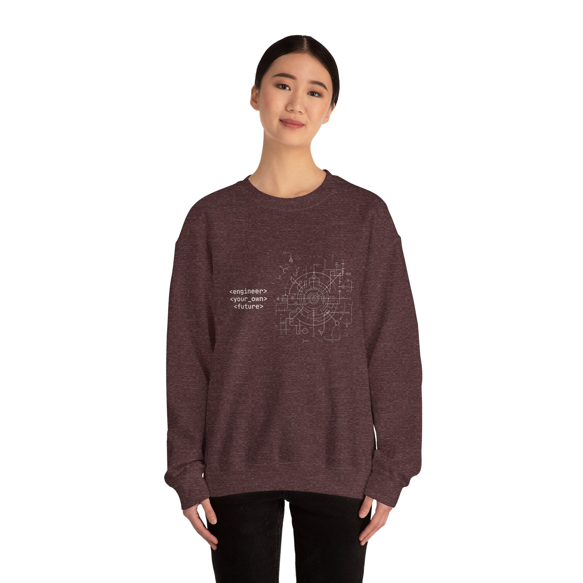 STEM 'Engineer Your Own Future' Power Unisex Heavy Blend™ Crewneck Sweatshirt