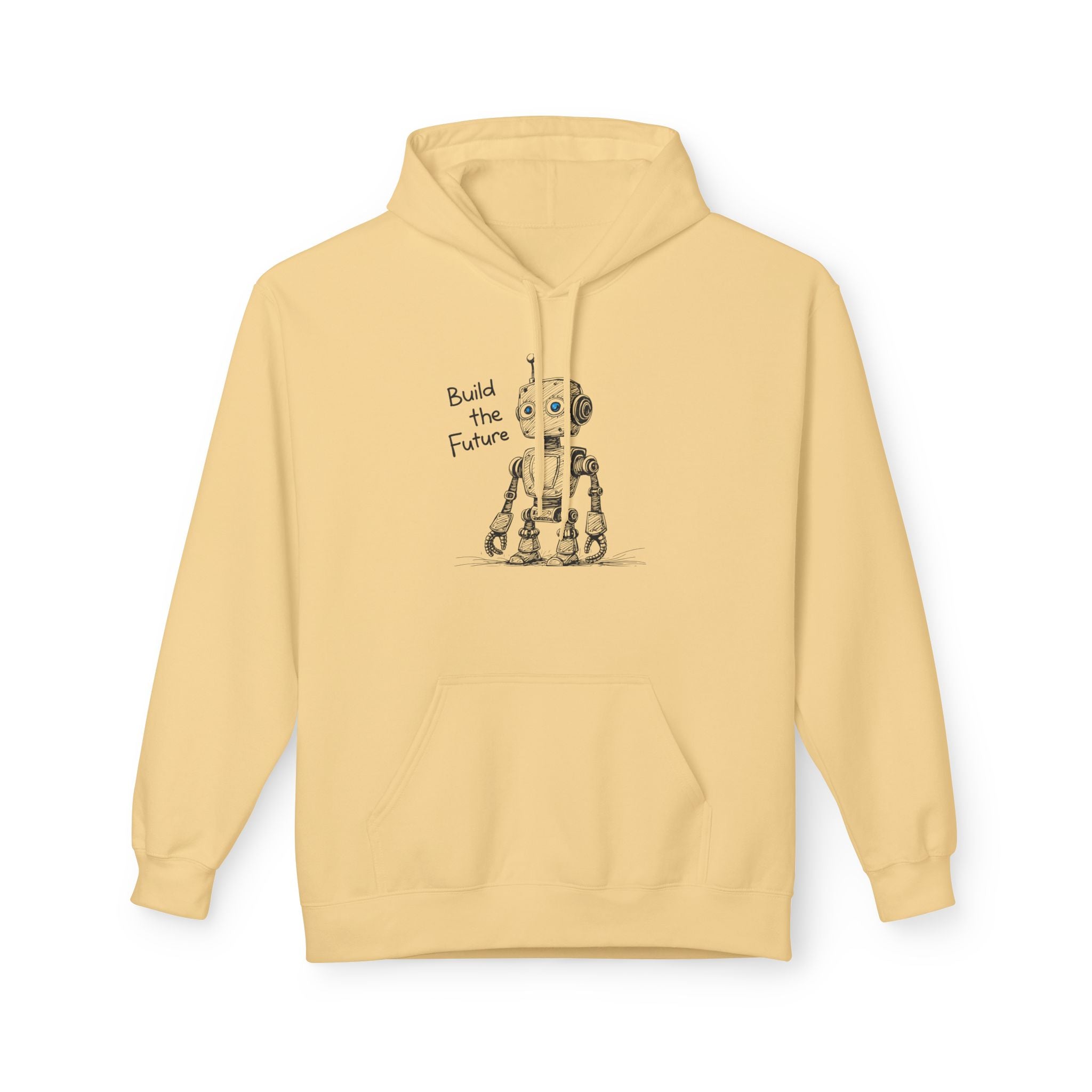 Blue-eye Bot Hoodie - Light Colors