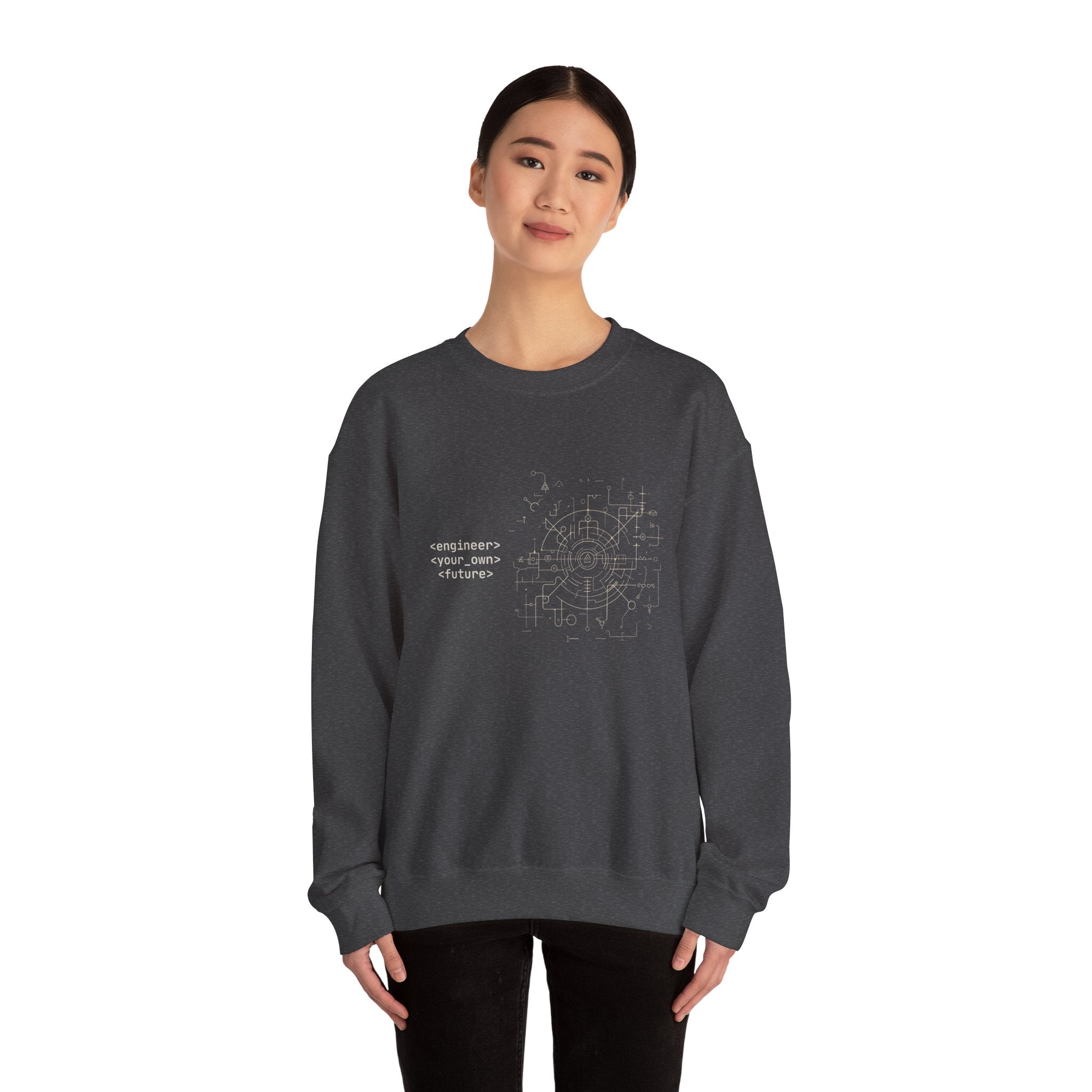 STEM 'Engineer Your Own Future' Power Unisex Heavy Blend™ Crewneck Sweatshirt