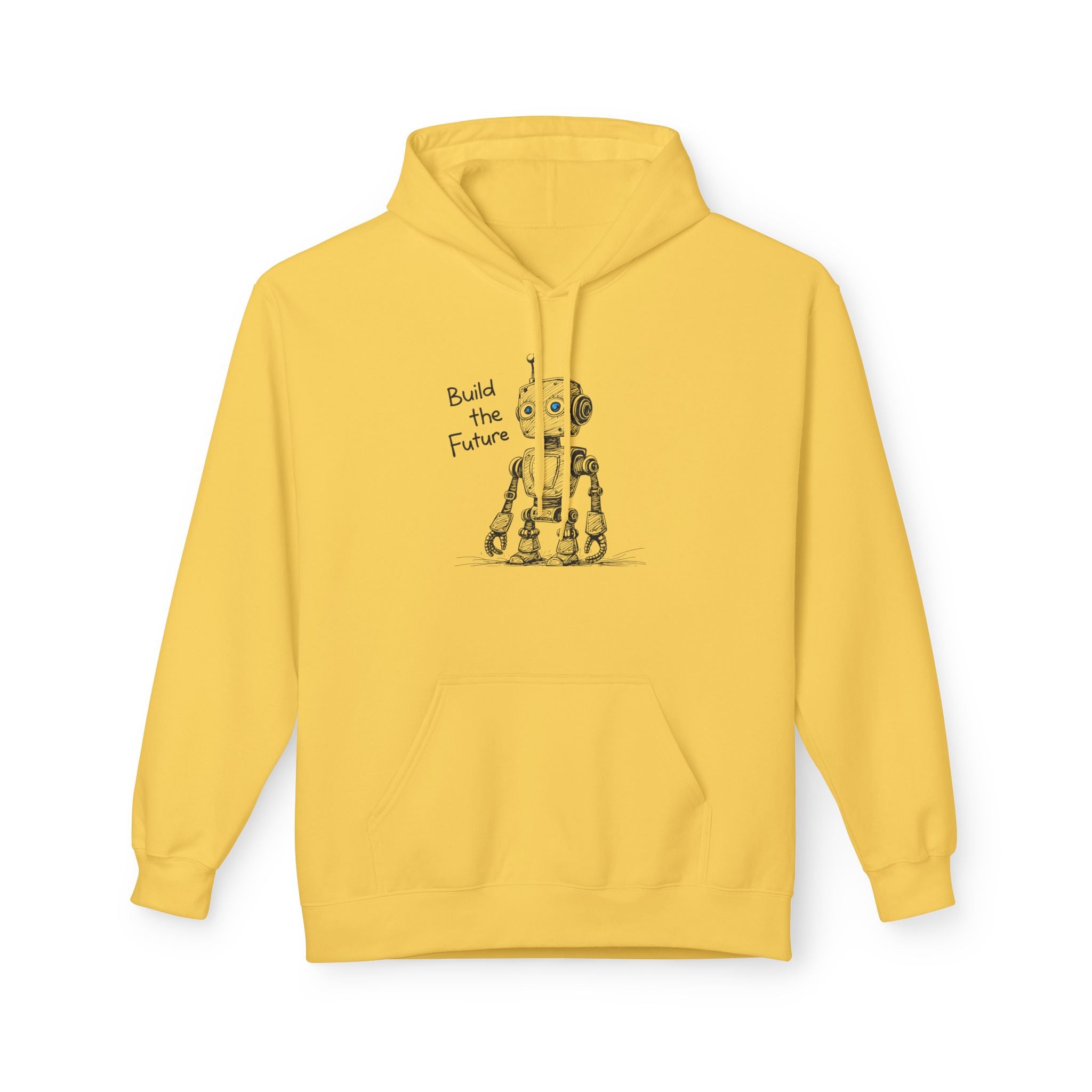 Blue-eye Bot Hoodie - Light Colors