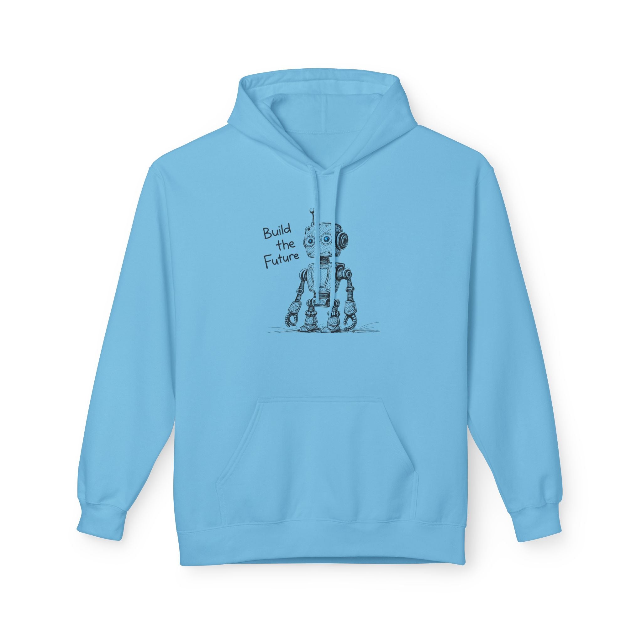 Blue-eye Bot Hoodie - Light Colors
