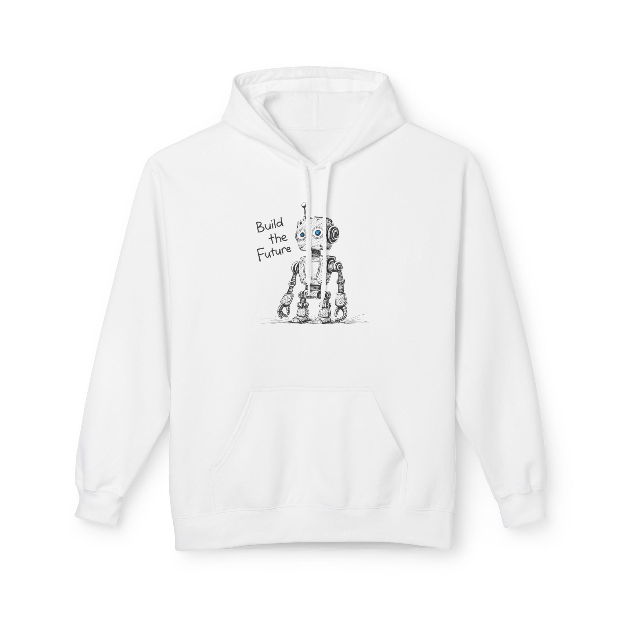 Blue-eye Bot Hoodie - Light Colors