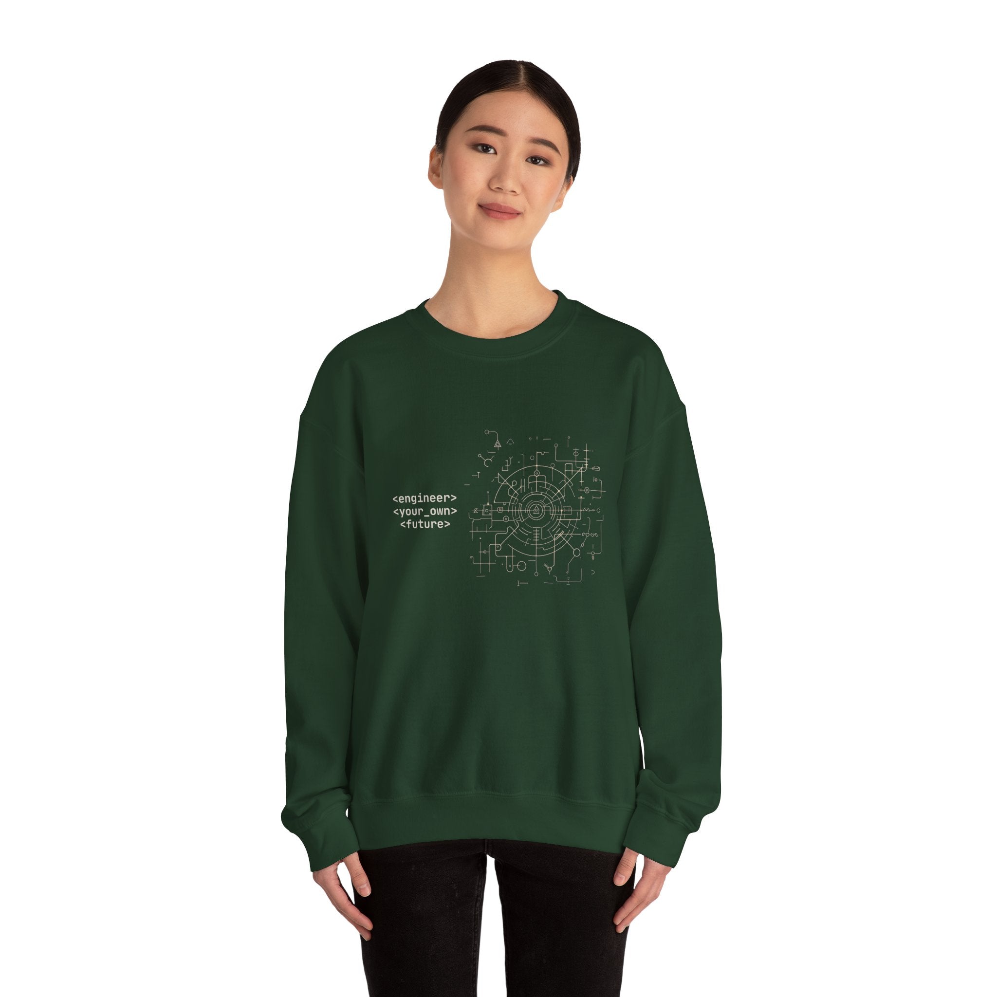 STEM 'Engineer Your Own Future' Power Unisex Heavy Blend™ Crewneck Sweatshirt