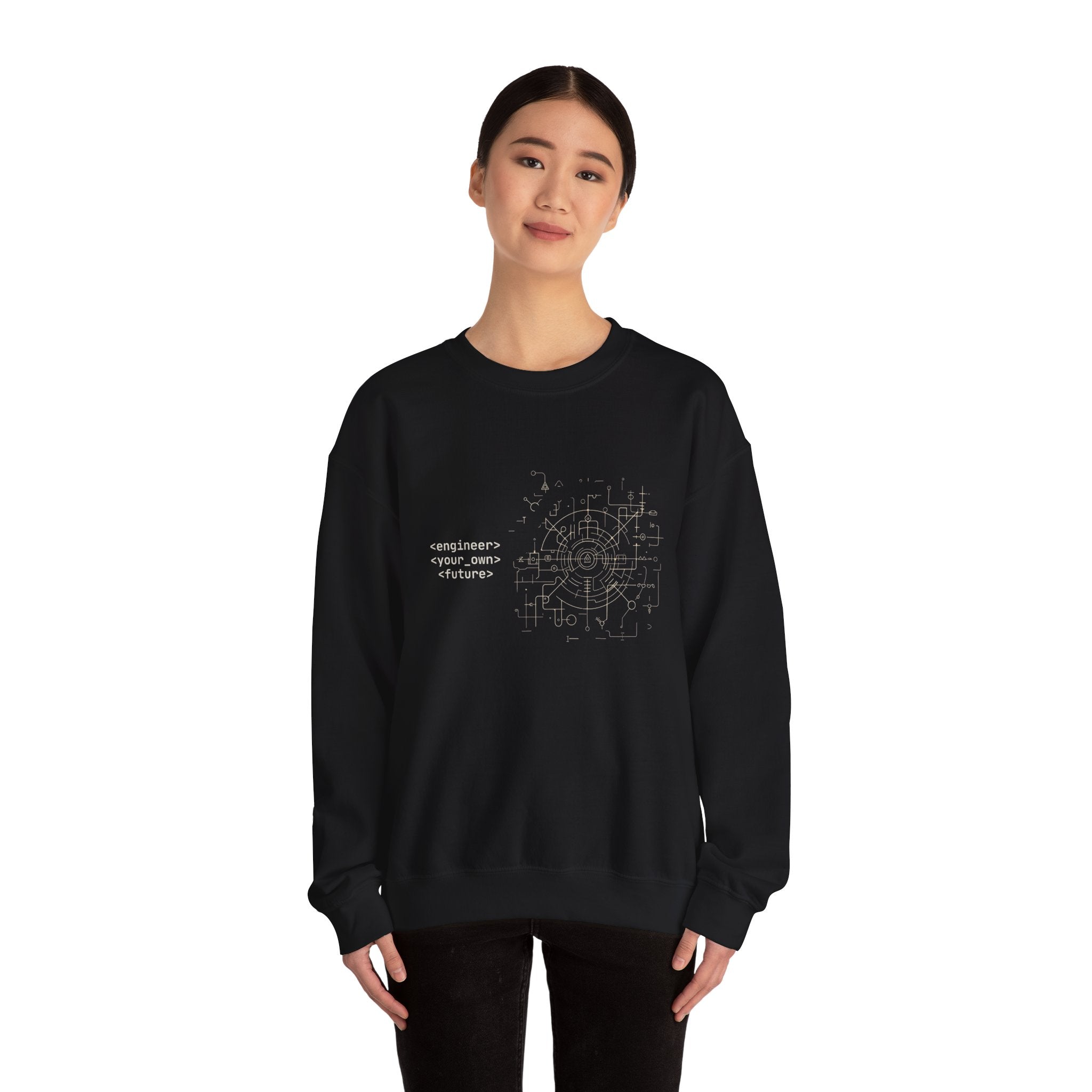 STEM 'Engineer Your Own Future' Power Unisex Heavy Blend™ Crewneck Sweatshirt