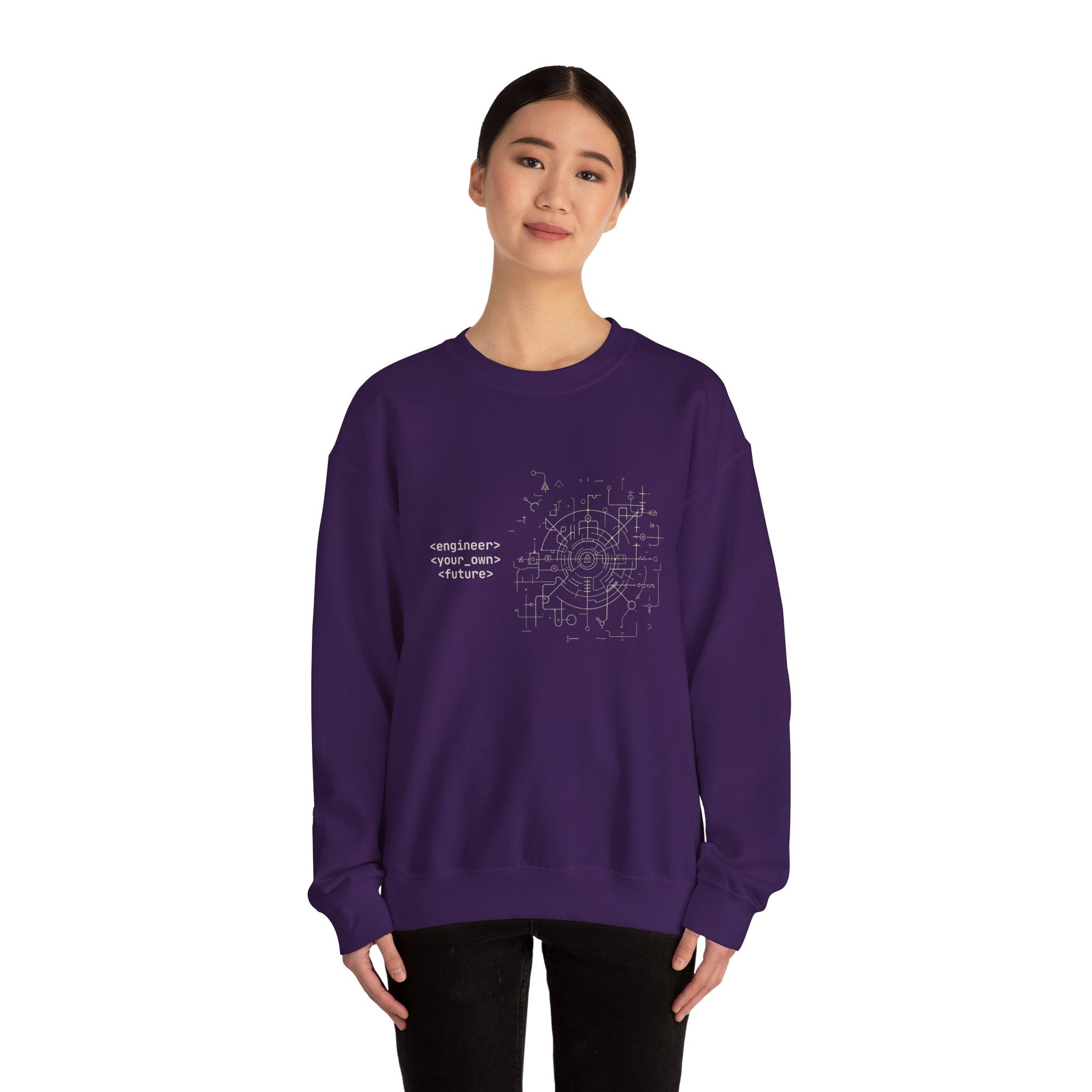 STEM 'Engineer Your Own Future' Power Unisex Heavy Blend™ Crewneck Sweatshirt
