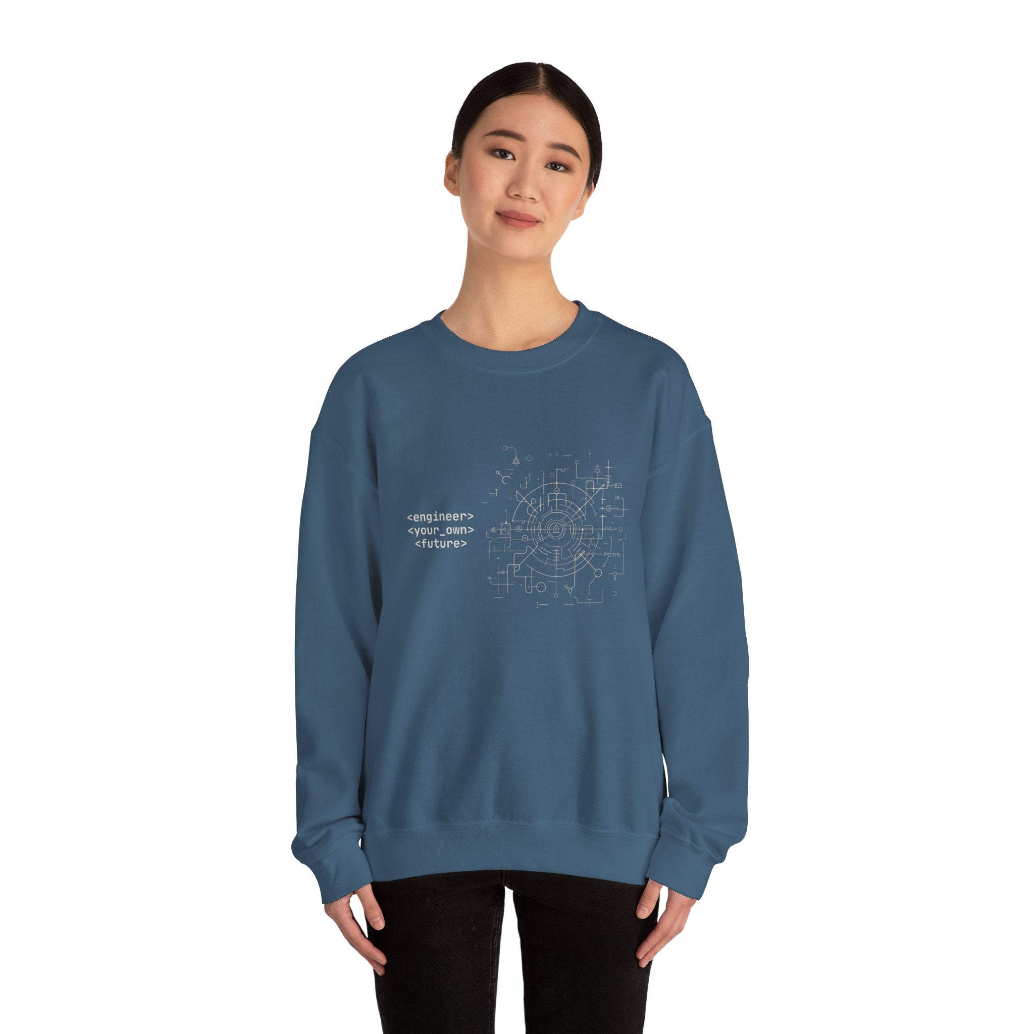 STEM 'Engineer Your Own Future' Power Unisex Heavy Blend™ Crewneck Sweatshirt