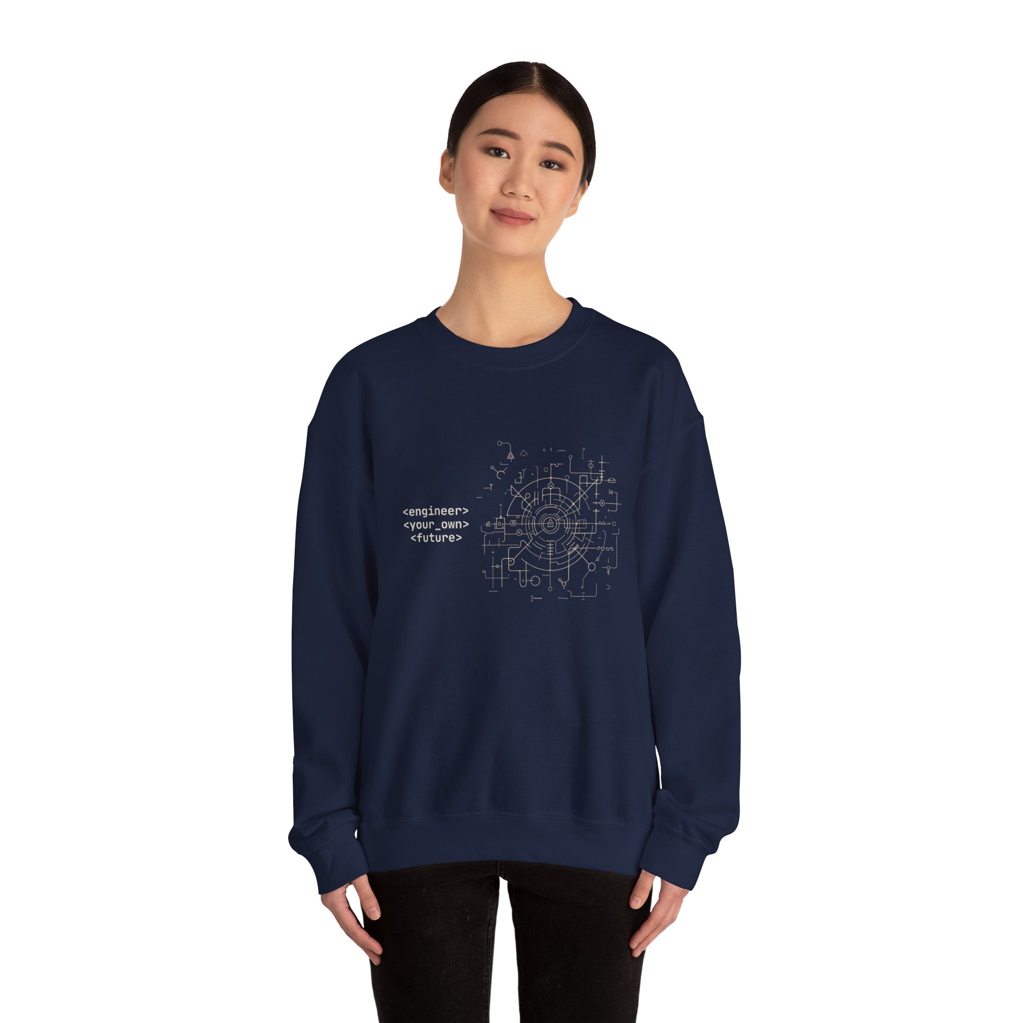 STEM 'Engineer Your Own Future' Power Unisex Heavy Blend™ Crewneck Sweatshirt