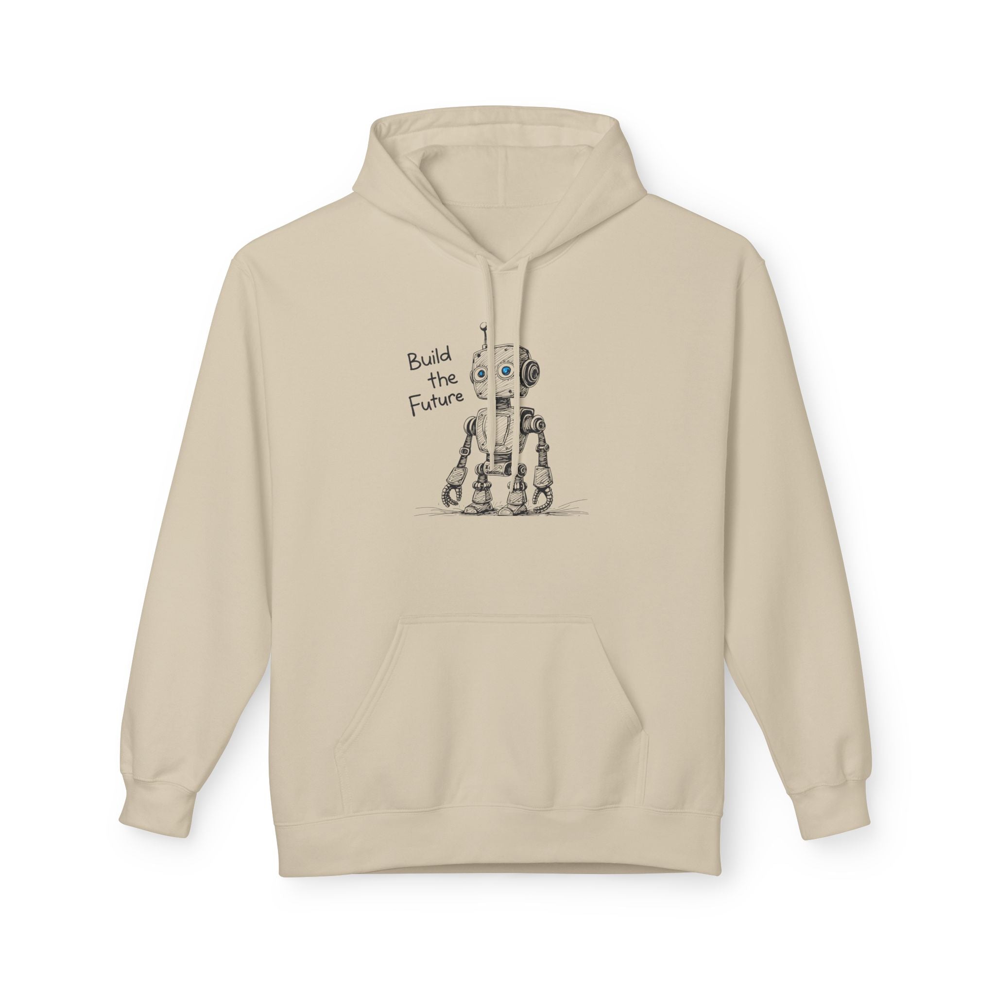 Blue-eye Bot Hoodie - Light Colors