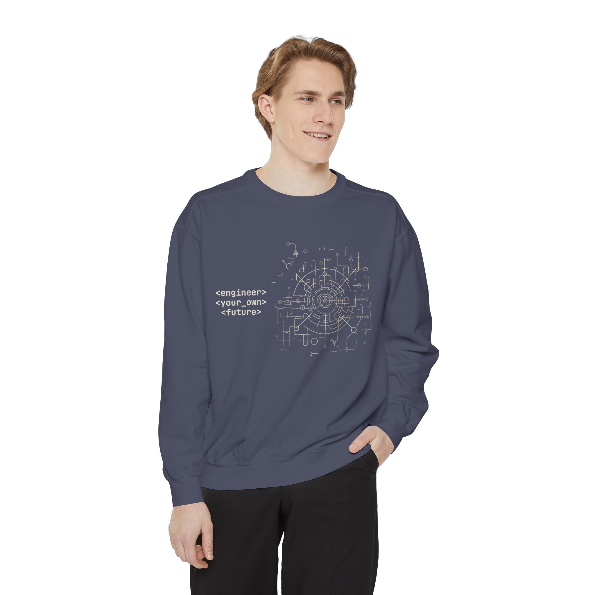 STEM 'Engineer Your Own Future' Unisex Garment-Dyed Sweatshirt