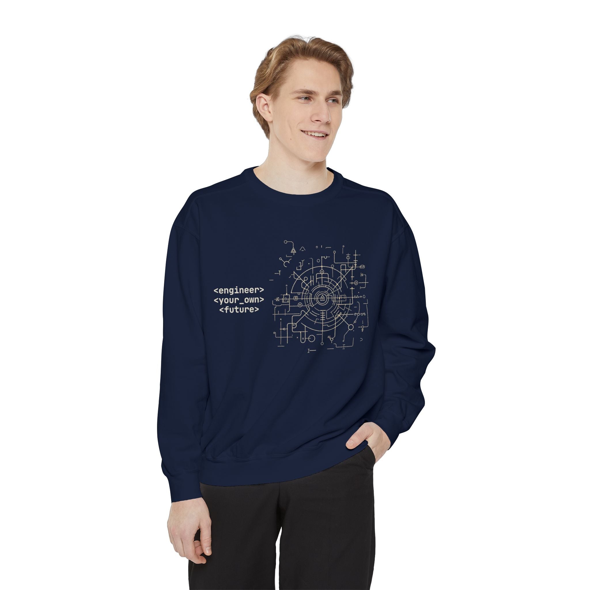 STEM 'Engineer Your Own Future' Unisex Garment-Dyed Sweatshirt