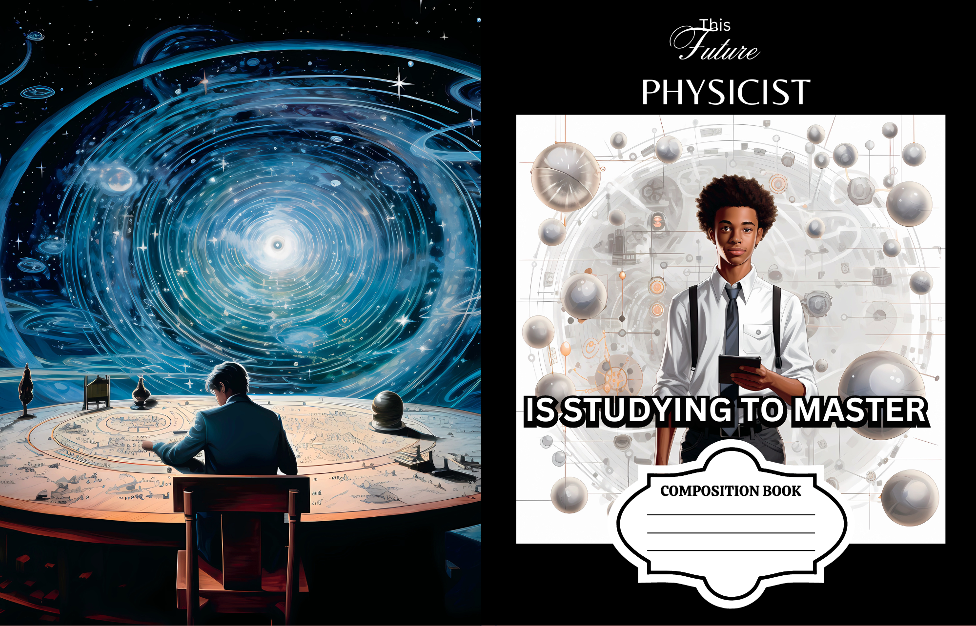 Future Physicist Composition Notebook – Version A: College Ruled